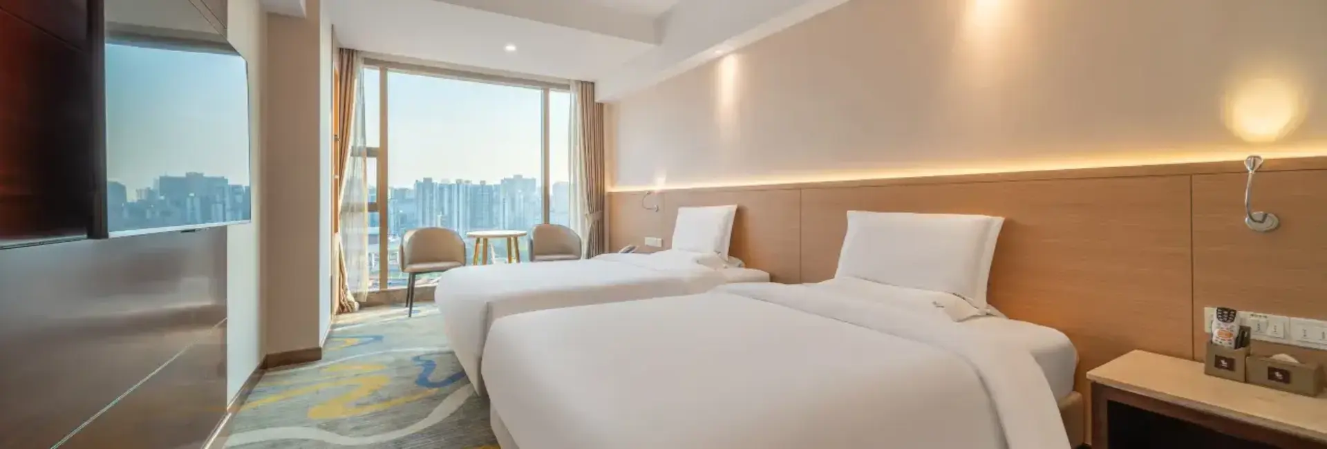 Deluxe City View Twin Room
