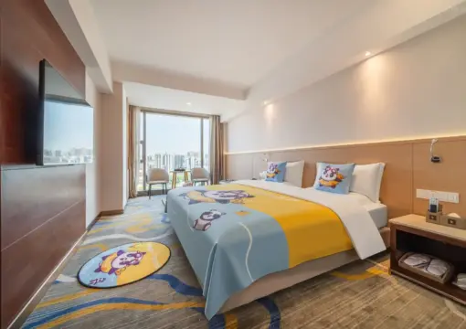 Exceptional City-View Family Double Bed Room