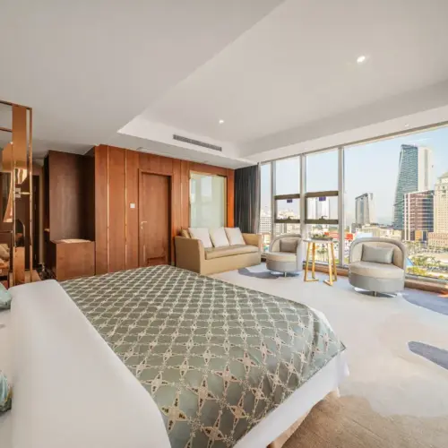Executive Double Bed Room (Screen Projection TV + Panoramic Floor-to-Ceiling Window + Large Bathtub + Smart Toilet) Executive Double Bed Room (Screen Projection TV + Panoramic Floor-to-Ceiling Window + Large Bathtub + Smart Toilet)